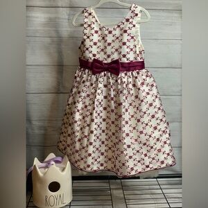 American Princess White and Purple Formal Dress